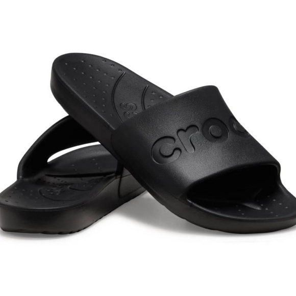 CROCS Shoes - Crocs Adult Slide Sandals,
Black, W9/M7 new